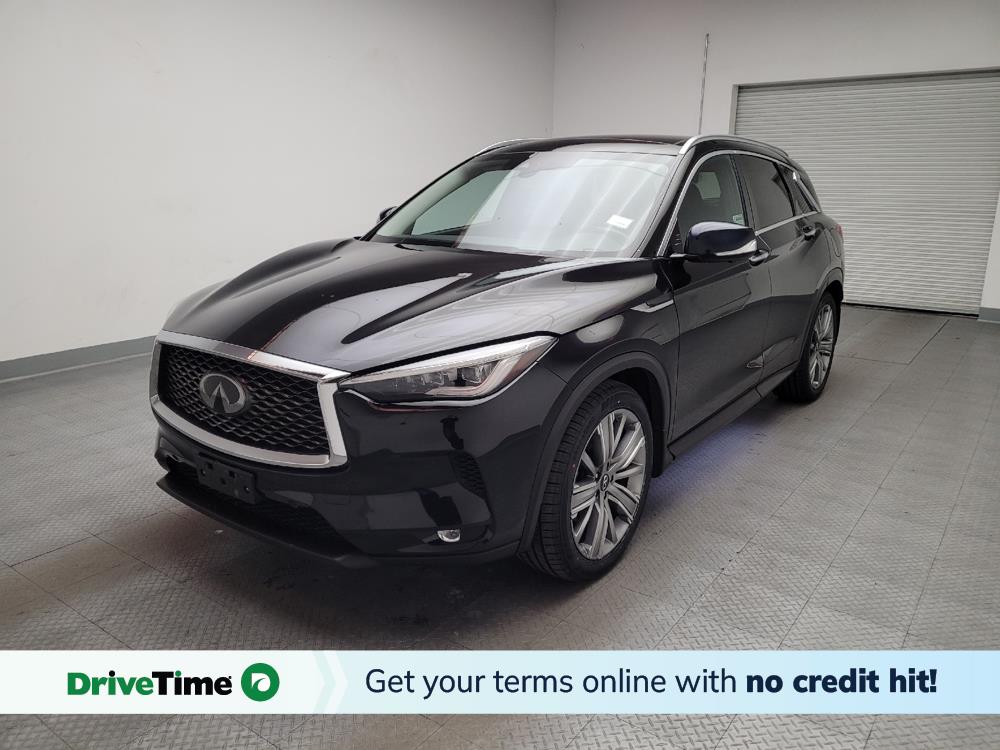 Black 2021 INFINITI QX50 SUV / Crossover Front-Wheel Drive Continuously Variable Transmission