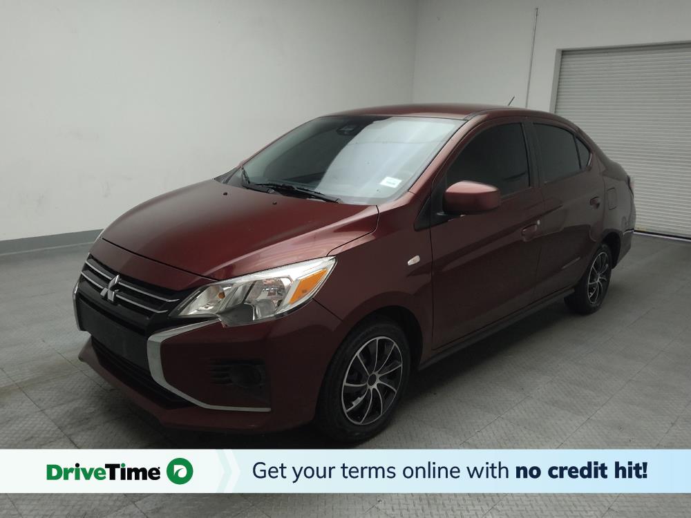 Red 2023 Mitsubishi Mirage G4 Sedan Front-Wheel Drive Continuously Variable Transmission