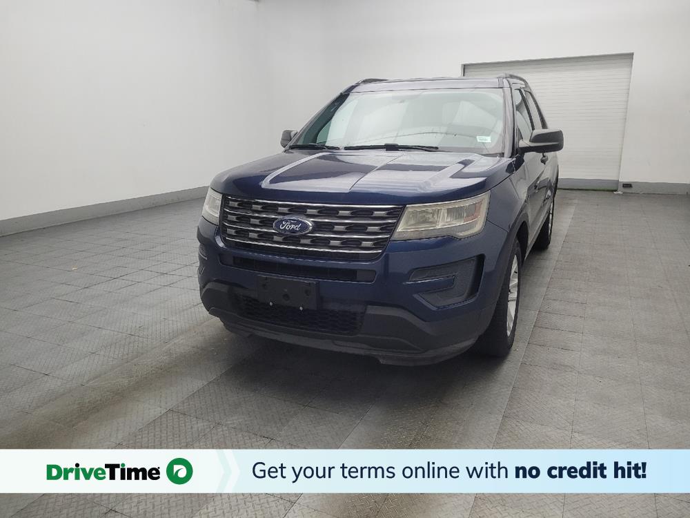 Blue 2017 Ford Explorer SUV / Crossover Front-Wheel Drive 6-Speed Automatic