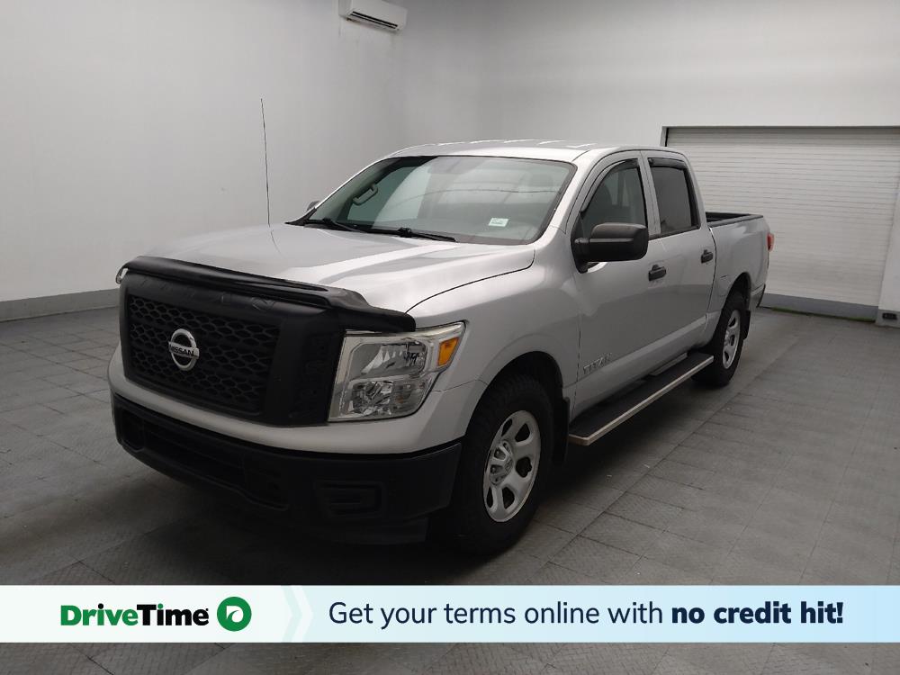 Silver 2017 Nissan Titan Pickup Truck 4X2 7-Speed Automatic