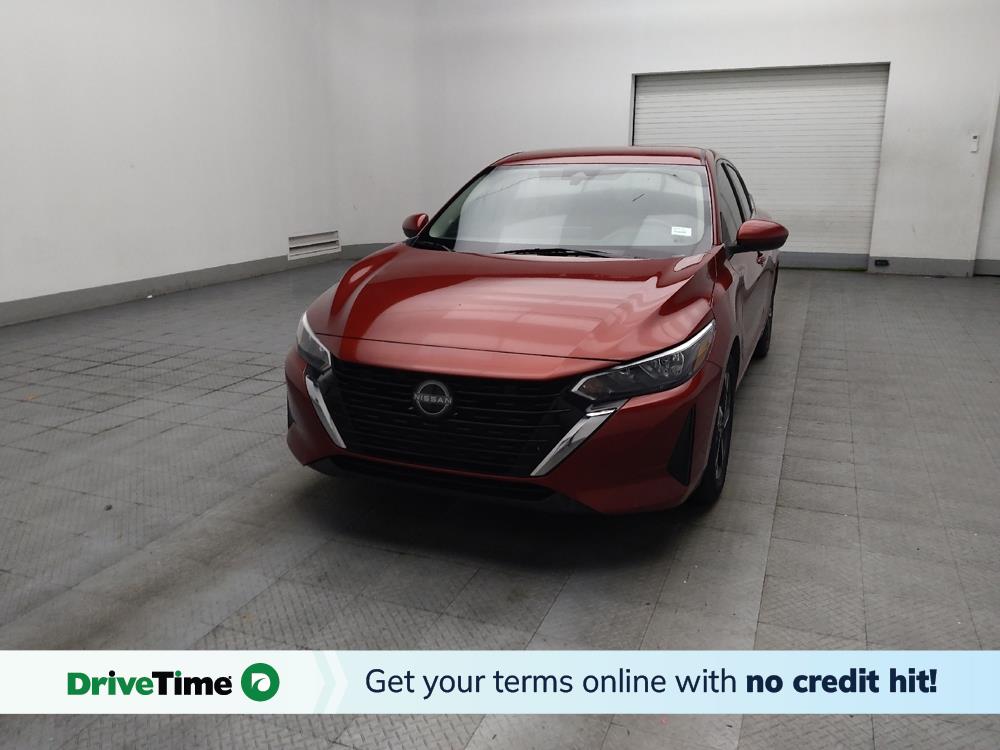 Red 2024 Nissan Sentra Sedan Front-Wheel Drive Continuously Variable Transmission