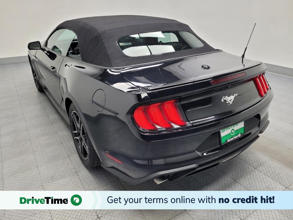 Black 2022 Ford Mustang Convertible Rear-Wheel Drive Automatic
