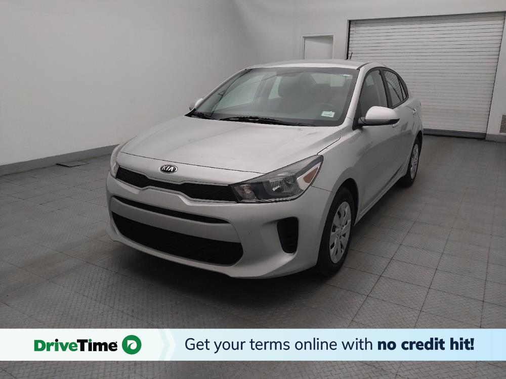 Silver 2020 Kia Rio Sedan Front-Wheel Drive Continuously Variable Transmission