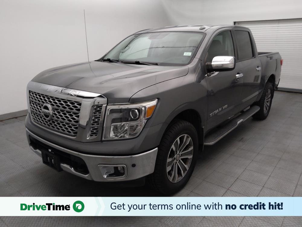 Gray 2019 Nissan Titan Pickup Truck Four-Wheel Drive 7-Speed Automatic