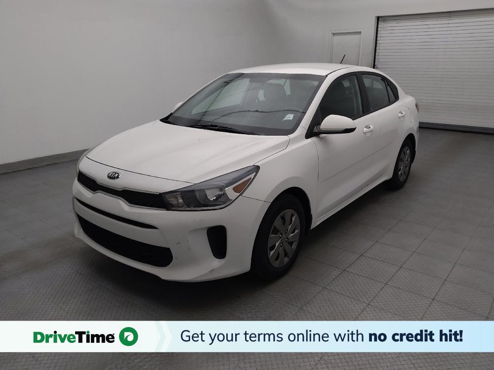White 2019 Kia Rio Sedan Front-Wheel Drive 6-Speed Automatic