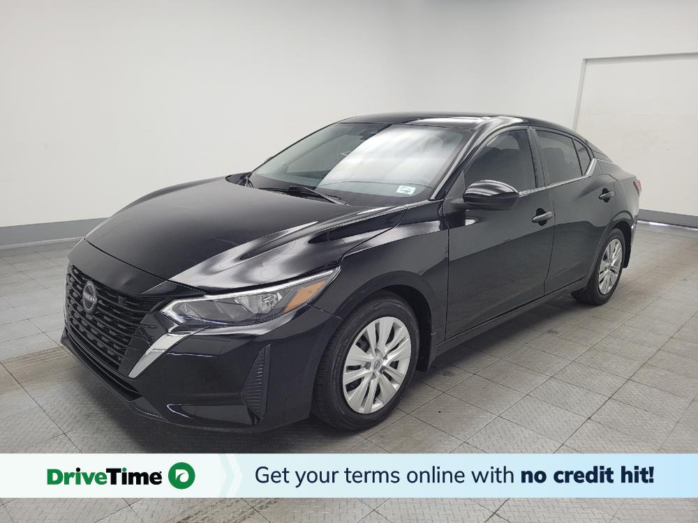 Black 2025 Nissan Sentra Sedan Front-Wheel Drive Continuously Variable Transmission