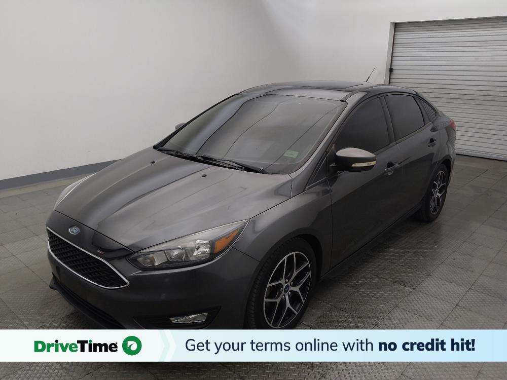 Black 2018 Ford Focus Sedan Front-Wheel Drive 6-Speed Automatic