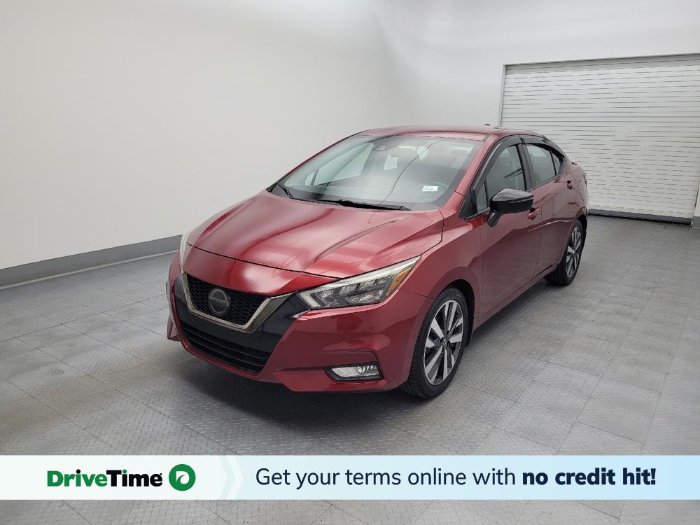 Red 2020 Nissan Versa Sedan Front-Wheel Drive Continuously Variable Transmission