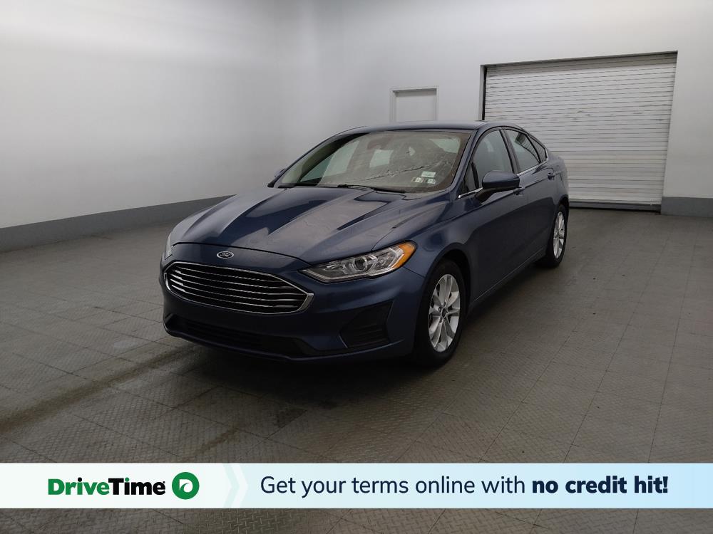Blue 2019 Ford Fusion Sedan Front-Wheel Drive 6-Speed Automatic