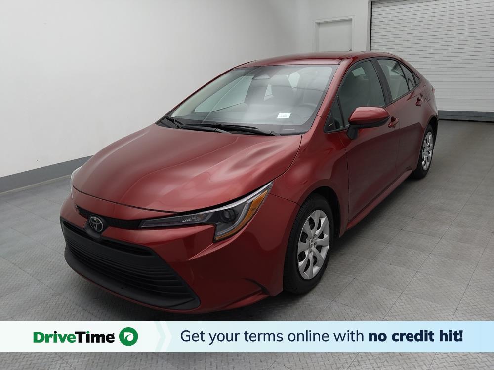 Red 2025 Toyota Corolla Sedan Front-Wheel Drive Continuously Variable Transmission