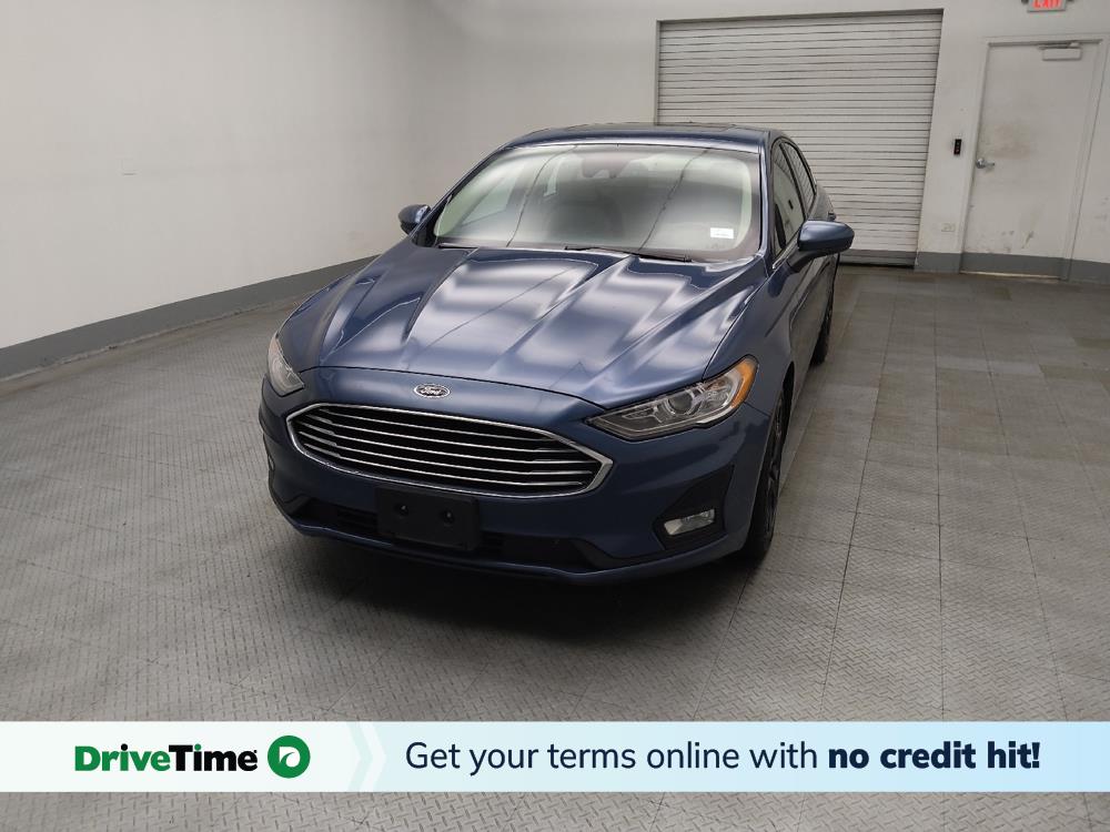 Blue 2019 Ford Fusion Sedan Front-Wheel Drive 6-Speed Automatic