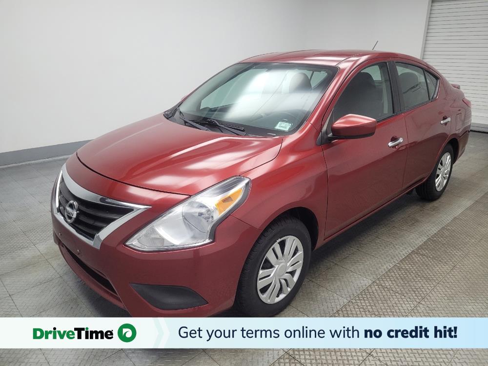 Red 2017 Nissan Versa Sedan Front-Wheel Drive Continuously Variable Transmission